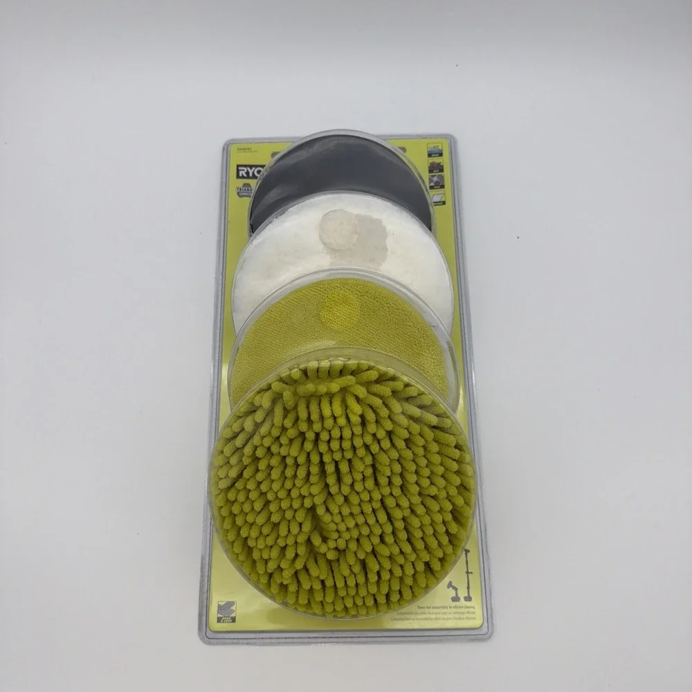 RYOBI 6 in. 4-Piece Microfiber Cleaning Kit for P4500 and P4510 Scrubber Tools